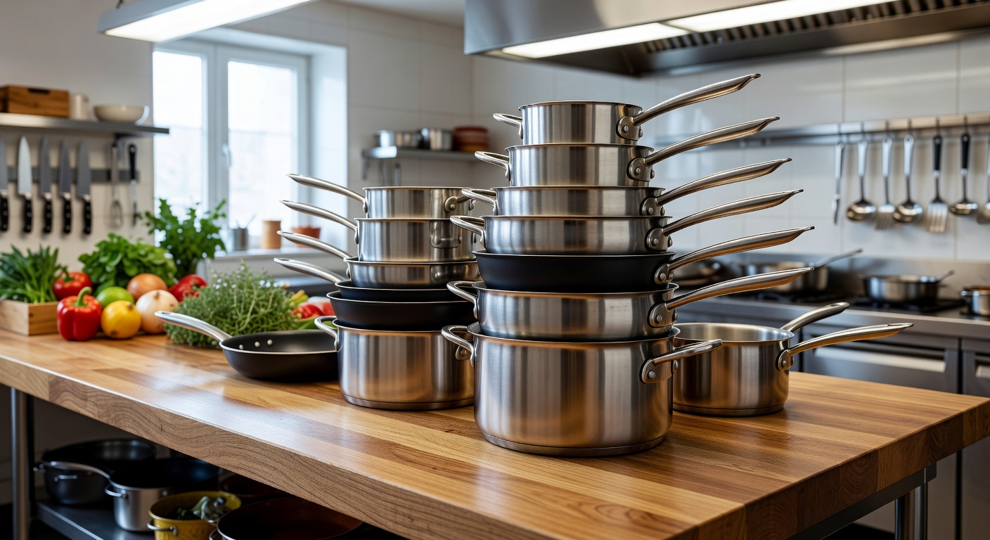 Clean pots and pans